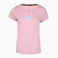 Női futópóló Mizuno Core Runbird Tee fehérített lila