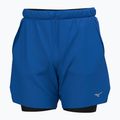Férfi Mizuno Core 7.5 2IN1 futónadrág hercegnő kék
