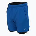 Férfi Mizuno Core 7.5 2IN1 futónadrág hercegnő kék 3