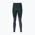 Női futóleggings Mizuno Tech Thermal Charge Long Black/Odyssey Gray