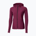 Női futódzseki Mizuno Active Warm Hybrid Full Zip Hooded dark purple