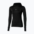 Női futó pulóver Mizuno Active Warm Hooded black