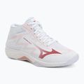 Női röplabdacipő Mizuno Lightning Select Mid white/rose elegance/lava falls