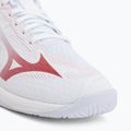 Női röplabdacipő Mizuno Lightning Select white/rose elegance/lava falls 7