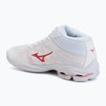Női röplabdacipők Mizuno Wave Lightning Pro Mid white/rose elegance/lava falls 3