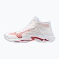 Női röplabdacipő Mizuno Wave Lightning Elite Mid white/rose elegance/lava falls
