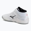 Röplabdacipő Mizuno Lightning Select Mid white/black/fiery red 3