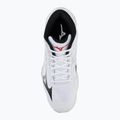Röplabda cipő Mizuno Wave Lightning Pro Mid white/black/fiery red 5