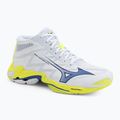 Röplabdacipő Mizuno Wave Lightning Elite Mid White/Lightning Yellow/Dazzling Blue