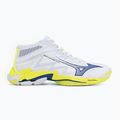 Röplabdacipő Mizuno Wave Lightning Elite Mid White/Lightning Yellow/Dazzling Blue 2