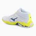 Röplabdacipő Mizuno Wave Lightning Elite Mid White/Lightning Yellow/Dazzling Blue 3