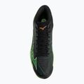 Röplabda cipő Mizuno Wave Lightning Elite Mid black/glowing apple/mandarin orange 5