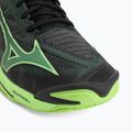 Röplabda cipő Mizuno Wave Lightning Elite Mid black/glowing apple/mandarin orange 7