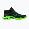 Röplabda cipő Mizuno Wave Lightning Elite Mid black/glowing apple/mandarin orange 2