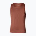 Férfi futópóló Mizuno Tech Light Tank copper brown