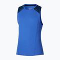 Férfi futó atléta Mizuno Active DryAeroFlow Tank Top dazzling blue