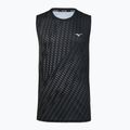 Férfi futópóló Mizuno Core Graphic Sleeveless black/gray