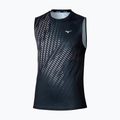 Férfi futópóló Mizuno Core Graphic Sleeveless black/gray