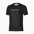 Férfi futópóló Mizuno Core Graphic Tee black