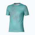 Férfi futópóló Mizuno Core Graphic Tee aquifer 2