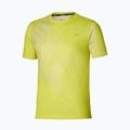 Férfi futópóló Mizuno Core Graphic Tee lightning yellow