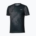 Férfi futópóló Mizuno Core Graphic Tee black/gray