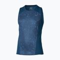 Férfi futópóló Mizuno Active DryAeroFlow Graphic Tank Top estate blue