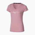 Női futópóló Mizuno Core Runbird Tee rose elegance