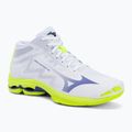 Röplabdacipő Mizuno Wave Lightning Pro Mid white/lightning yellow/dazzling blue