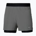 Férfi futóshort Mizuno Core 5.5 Inches 2in1 lava smoke 2