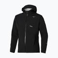 Férfi futódzseki Mizuno Trail Waterproof 20K Hooded black
