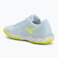 Női teniszcipő Mizuno Wave Enforce Court CC W ice water/lightning yellow/ancient 3