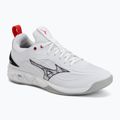 Mizuno Wave Luminous 3 röplabdacipő white/black/fiery red