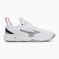 Mizuno Wave Luminous 3 röplabdacipő white/black/fiery red 2