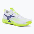 Röplabdacipő Mizuno Wave Momentum Elite white/lightning yellow/dazzling blue