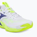 Röplabdacipő Mizuno Wave Momentum Elite white/lightning yellow/dazzling blue 7