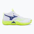 Röplabdacipő Mizuno Wave Momentum Elite Mid white/lightning yellow/dazzling blue 2