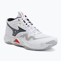 Röplabdacipő Mizuno Wave Momentum Elite Mid white/black/fiery red