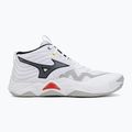 Röplabdacipő Mizuno Wave Momentum Elite Mid white/black/fiery red 2