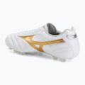 Focicipő Mizuno Morelia II Pro FG white/football gold/galaxy silver 3