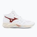 Női röplabdacipő Mizuno Wave Momentum Pro Mid white/rose elegance/lava falls 2