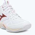 Női röplabdacipő Mizuno Wave Momentum Pro Mid white/rose elegance/lava falls 7