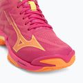 Röplabda cipő Mizuno Wave Lightning Elite Mid pink tetra/fortune yellow/light 7
