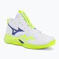 Röplabdacipő Mizuno Wave Momentum Pro Mid white/lightning yellow/dazzling blue