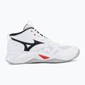 Röplabdacipő Mizuno Wave Momentum Pro Mid white/black/fiery red 2