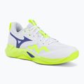 Röplabdacipő Mizuno Wave Momentum Pro white/lightning yellow/dazzling blue
