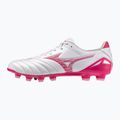 Focicipő Mizuno Morelia Neo IV Pro FG white/fuchsia purple/fuchsia purple