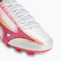 Focicipő Mizuno Alfa III Elite FG white/fuchsia purple 7