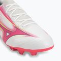 Focicipő Mizuno Alfa III Select FG white/fuchsia purple 7