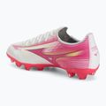 Gyerek focicipő Mizuno Alfa III Select Jr FG white/fuchsia purple 3